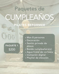 Paquete Cumpleaños 1 — Pilates Reformer